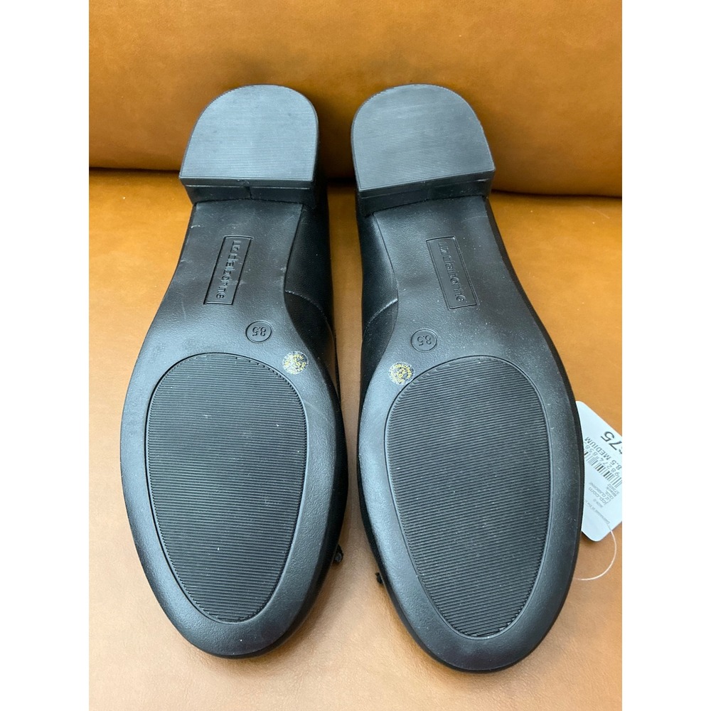 Liz Claiborne LC Cecil Flats Womens 8.5 Black Memory Foam Bow Accent Low Heel - Picture 5 of 8
